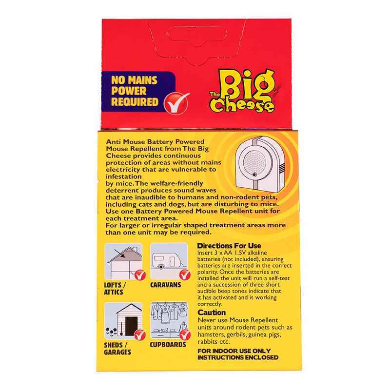 Big Cheese Anti Mouse Battery Powered Mouse Repellent