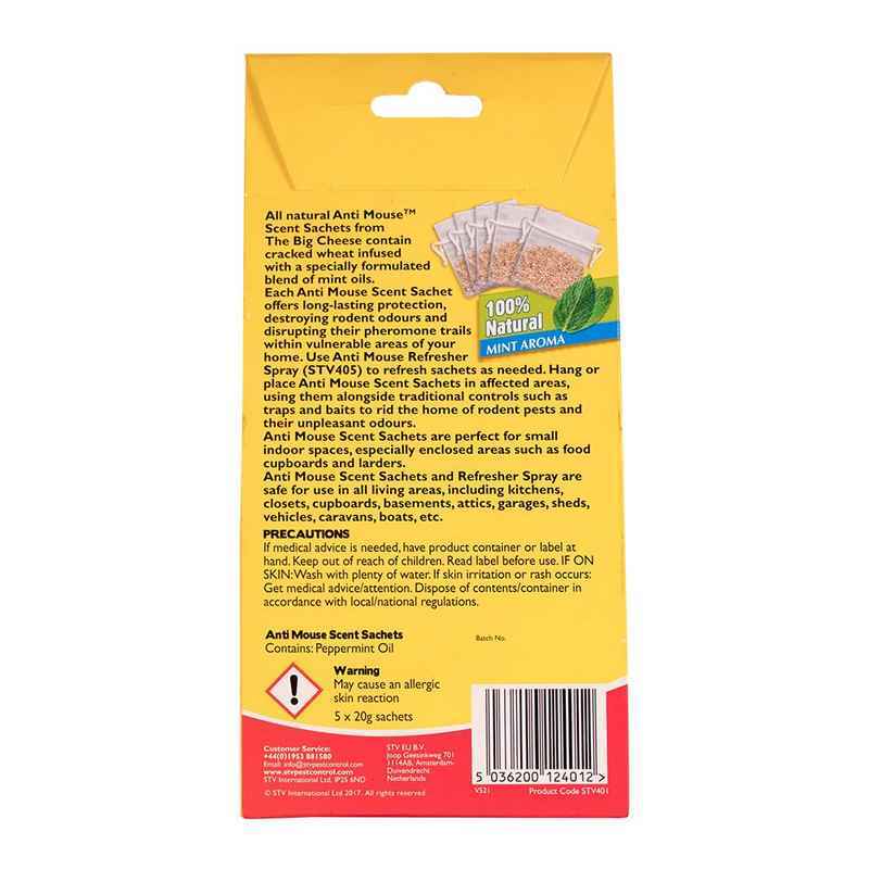 Big Cheese Anti Mouse Scent Sachets 5 Sachets