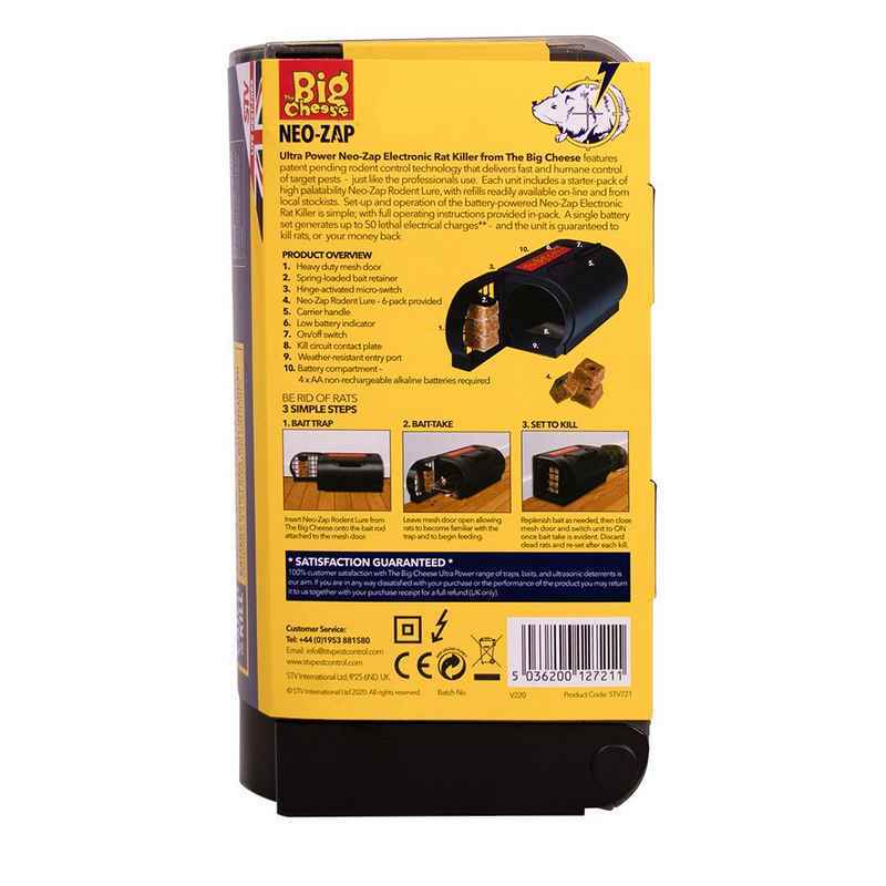 Big Cheese Ultra Power Neo-Zap Electronic Rat Killer
