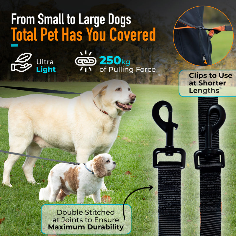 Total Pet Nylon Training Dog Lead 10m