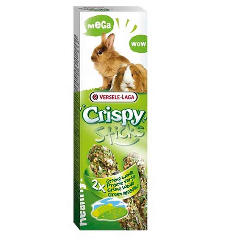 Versele Laga Crispy Sticks Mega Green Meadow 140g x 8