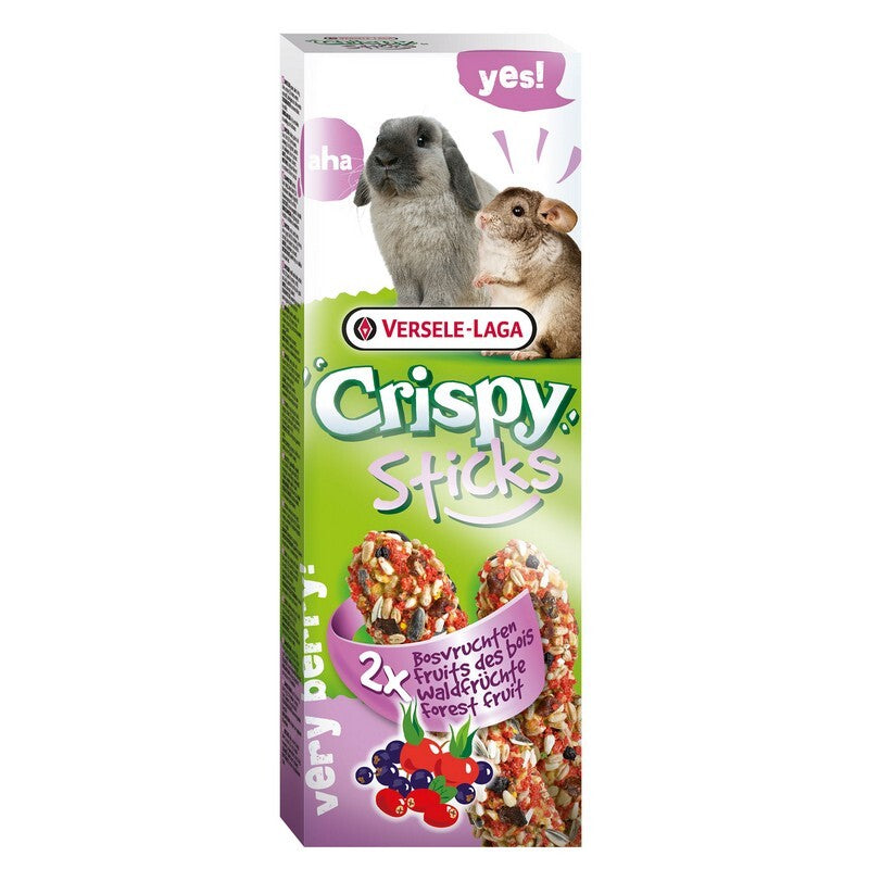 Versele Laga Crispy Sticks Rabbit & Chinchilla Forest Fruit 110g x 8