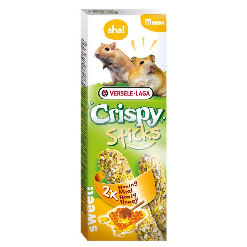 Versele Laga Crispy Sticks Hamster & Gerbil Honey 110g x 8