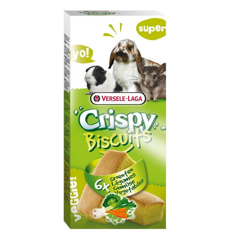 Versele Laga Crispy Biscuits Vegetable Snacks 70g 6 x 6