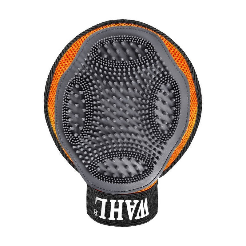 Wahl Grooming Glove Orange & Grey