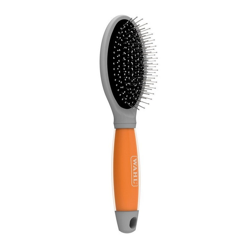 Wahl Pin Brush with Orange Gel Handle Large