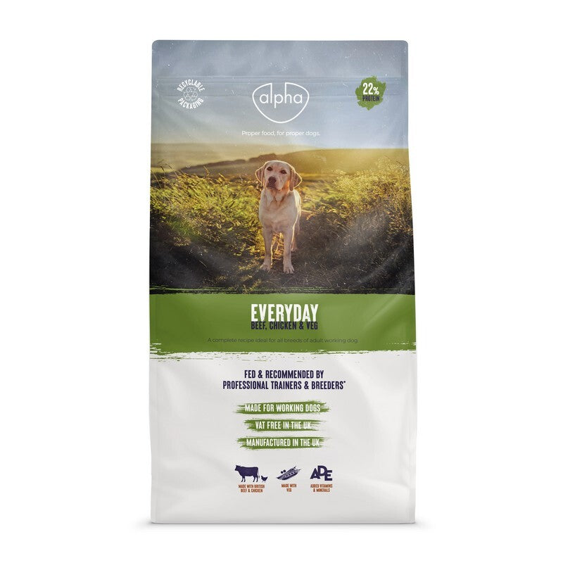 Alpha Adult Everyday Beef, Chicken & Veg 10kg