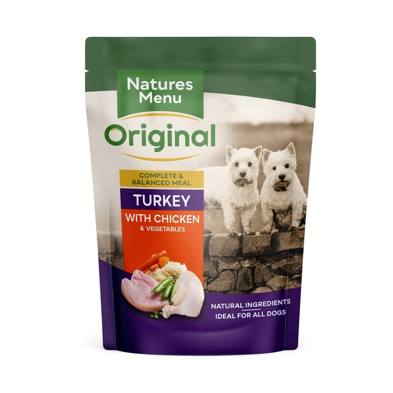 Natures Menu Dog Chicken & Turkey 300g x 8