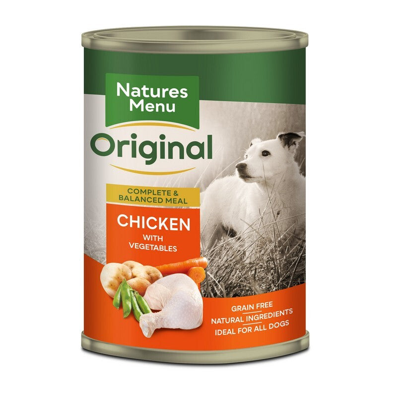 Natures Menu Chicken & Vegetable Dog Food 400g x 12