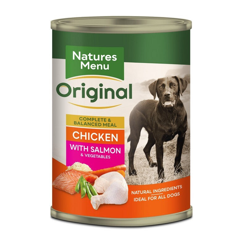 Natures Menu Salmon Dog Food 400g x 12