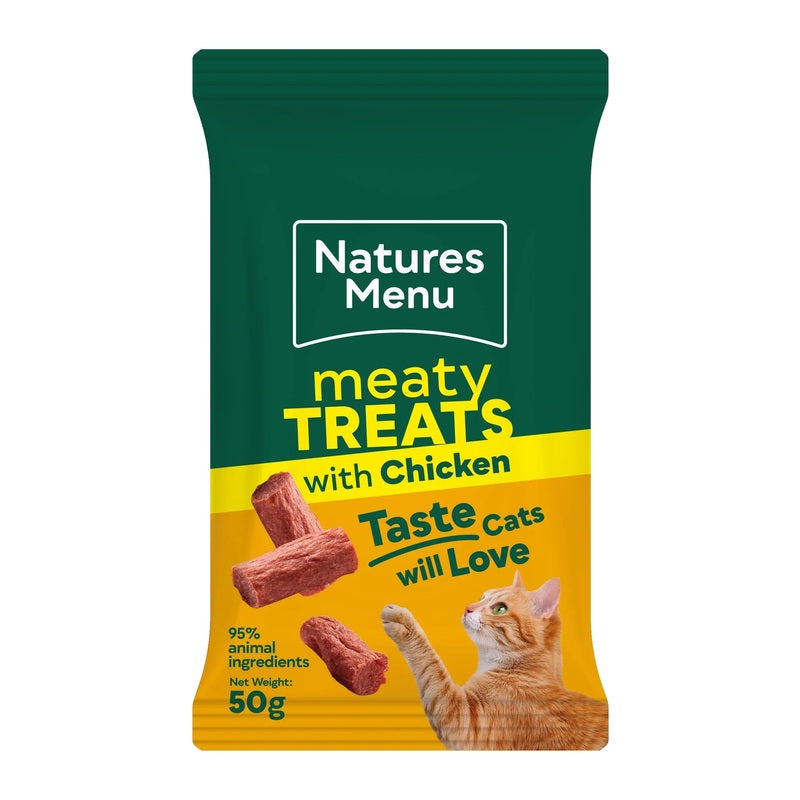Natures Menu Chicken & Liver Cat Treats 50g x 12