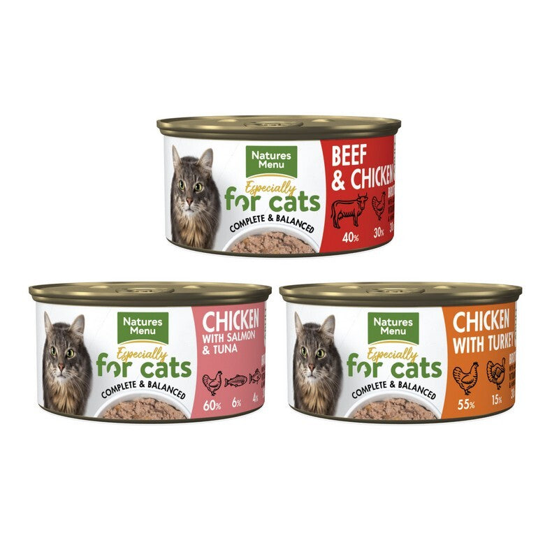 Natures Menu for Cat Adult Multipack Tins 85g x 12 x 4