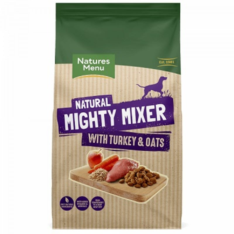 Natures Menu Mighty Mixer Turkey & Oats 2kg x 5