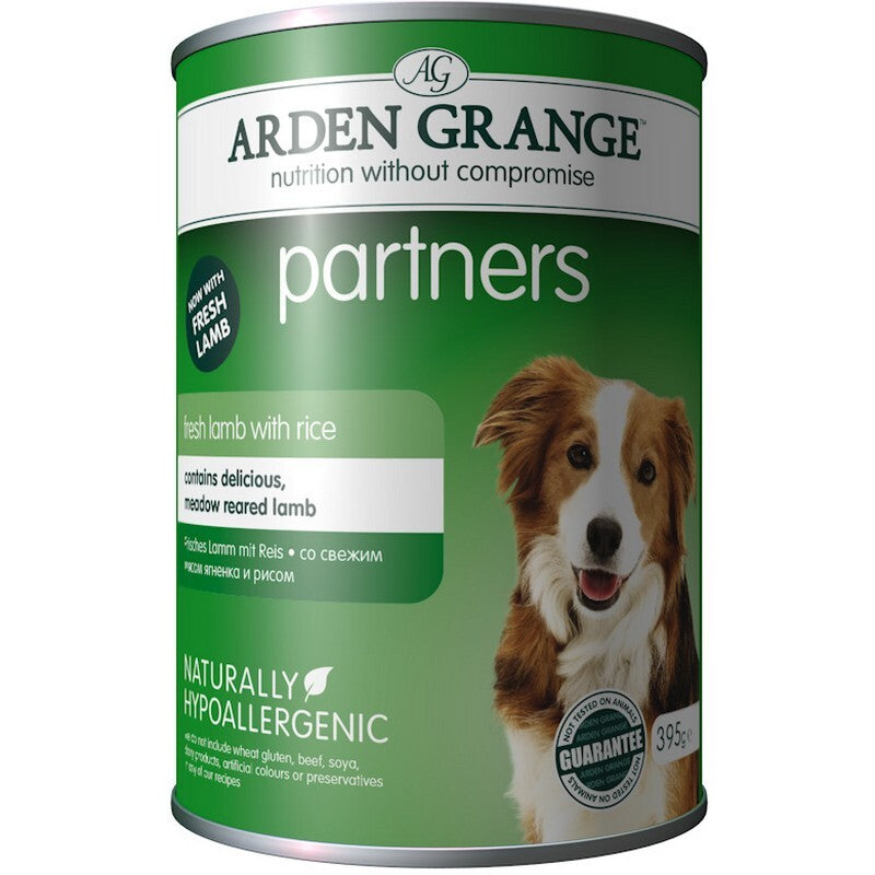 Arden Grange Partners Lamb, Rice & Vegetable Dog Food 395g x 6 x 4