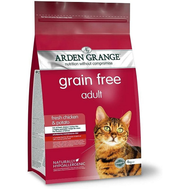 Arden Grange Adult Cat Grain Free Chicken & Potato 4kg