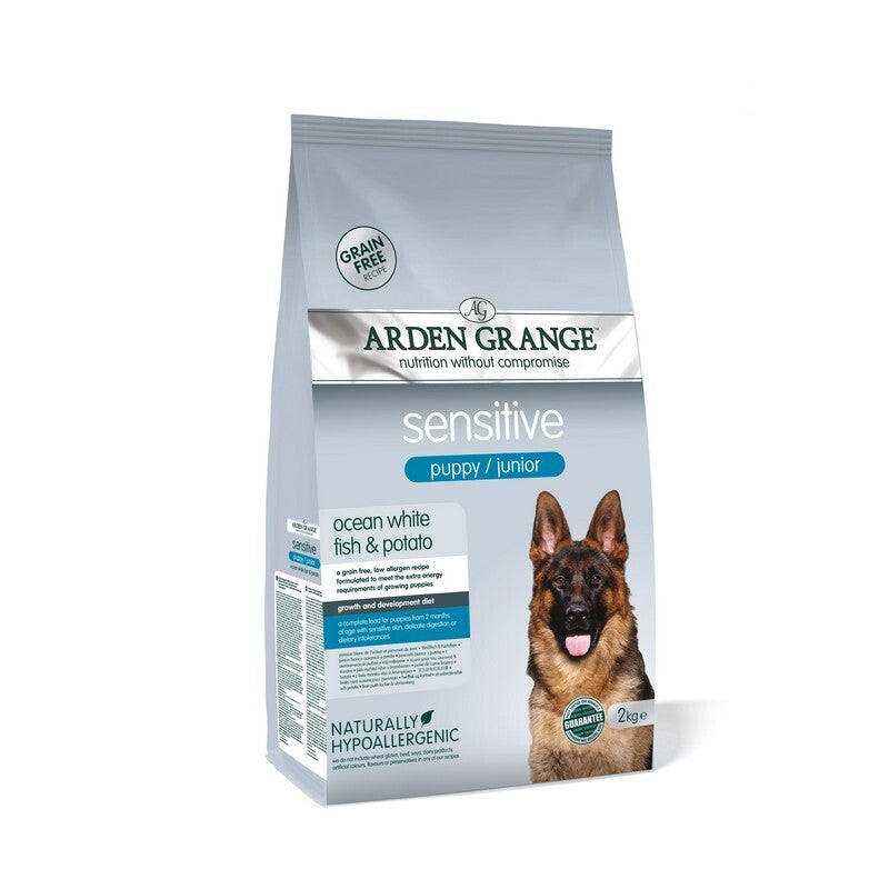 Arden Grange Puppy/Junior Sensitive Ocean White Fish & Potato 2kg
