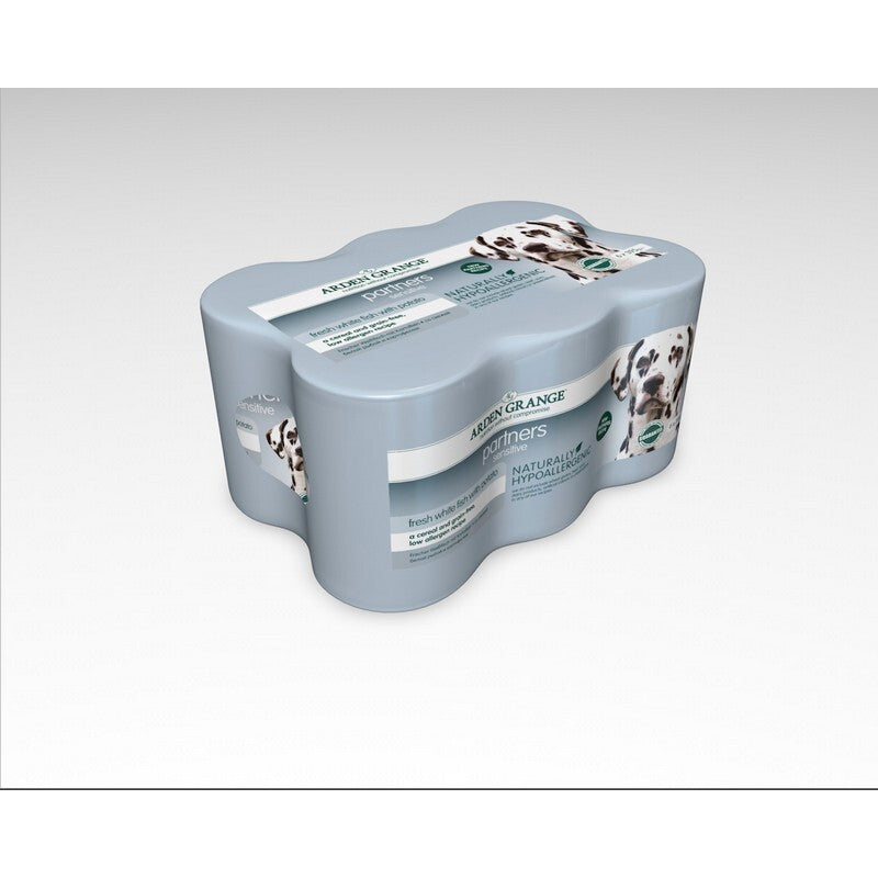 Arden Grange Partners Sensitive Fresh White Fish with Potato 395g x 6 x 4