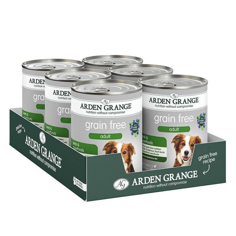 Arden Grange Adult Grain Free Lamb & Superfoods 395g x 6