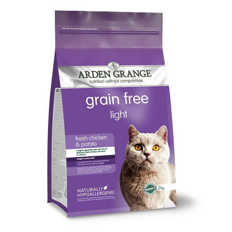 Arden Grange Cat Light Grain Free Chicken & Potato 2kg x 6