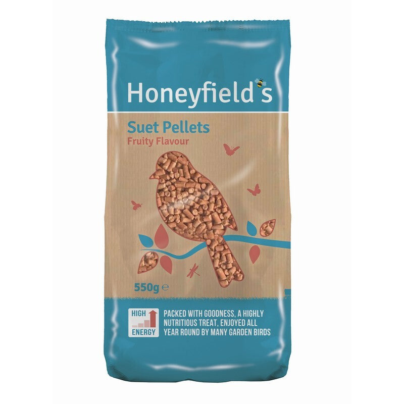Honeyfields Fruity Flavour Suet Pellets 550g x 8