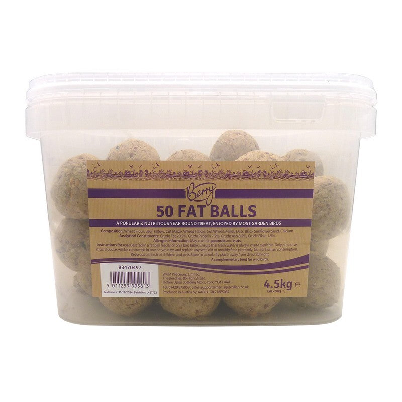 Berry Fat Ball No Nets 50 Tub