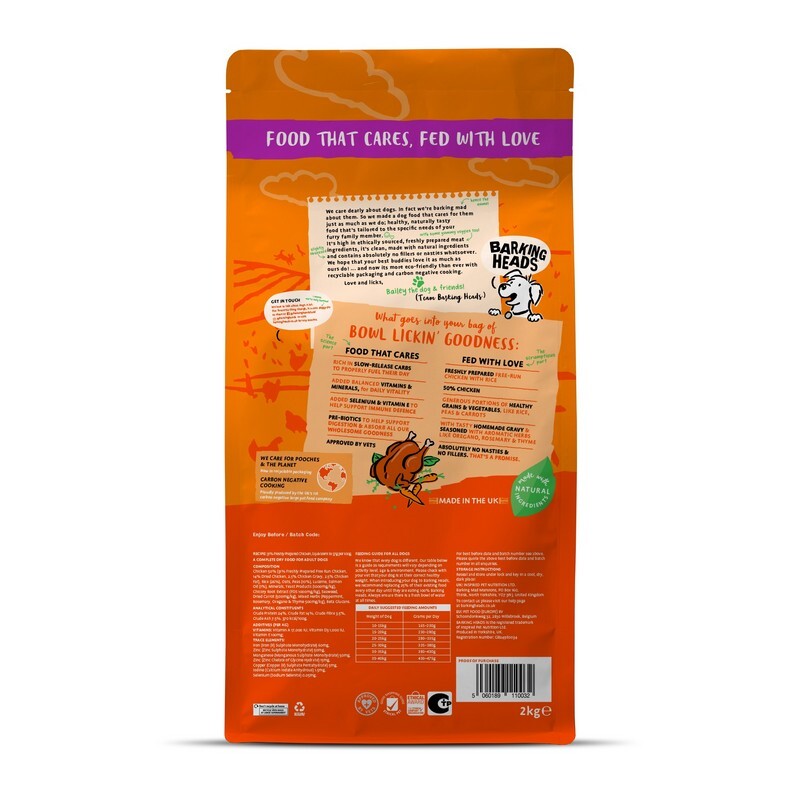 Barking Heads All Hounder Bowl Lickin Goodness Chicken 2kg x 4