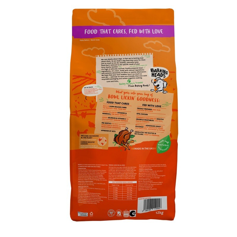 Barking Heads All Hounder Bowl Lickin Goodness Chicken 12kg