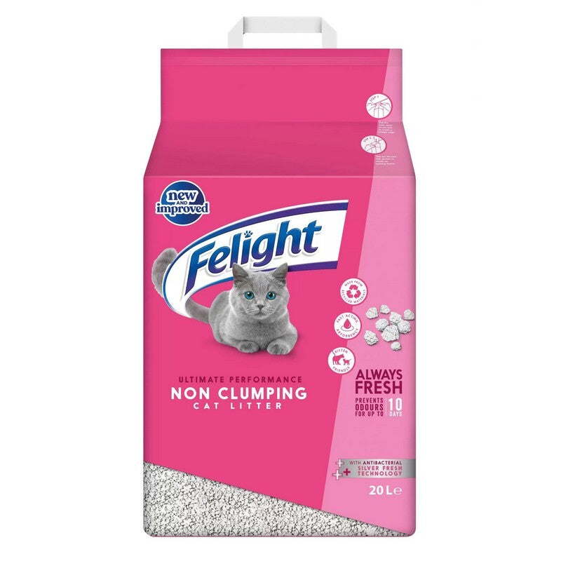 Bob Martin Felight Antibacterial Non-Clumping Cat Litter 20L