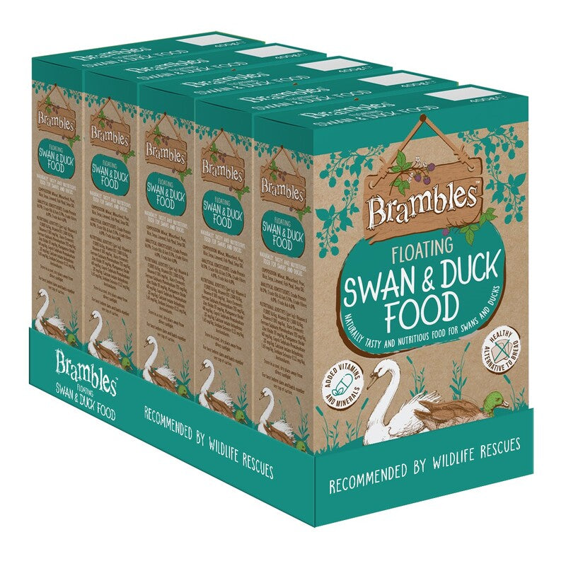 Brambles Floating Swan & Duck Food 400g x 5