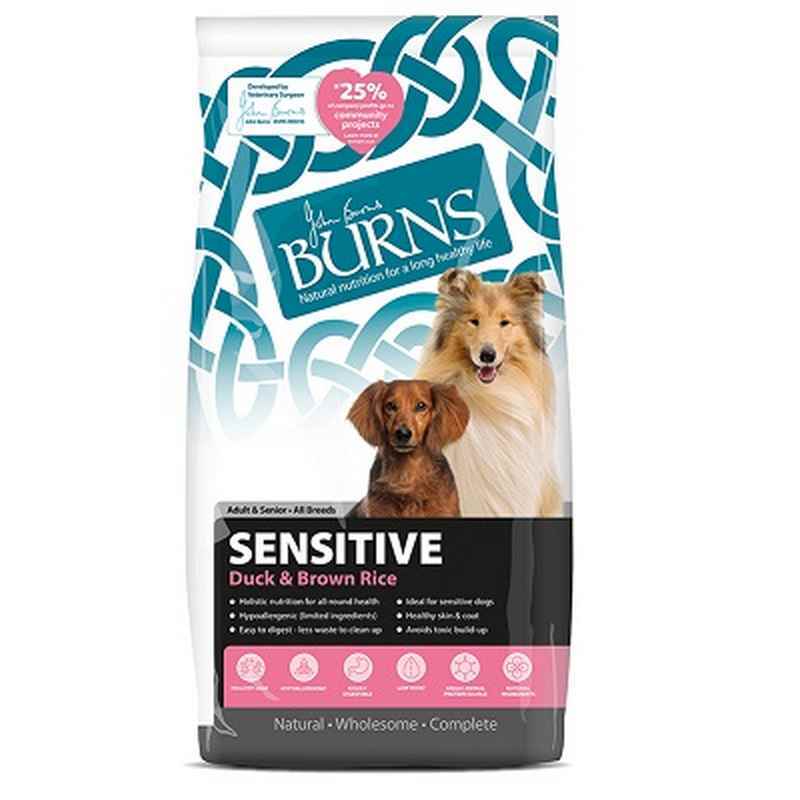 Burns Sensitive Duck & Brown Rice 6kg