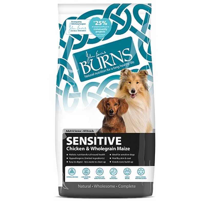 Burns Sensitive Chicken & Wholegrain Maize 6kg