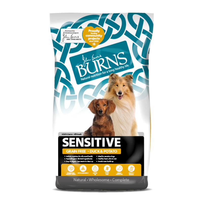 Burns Sensitive Grain Free Duck & Potato 6kg