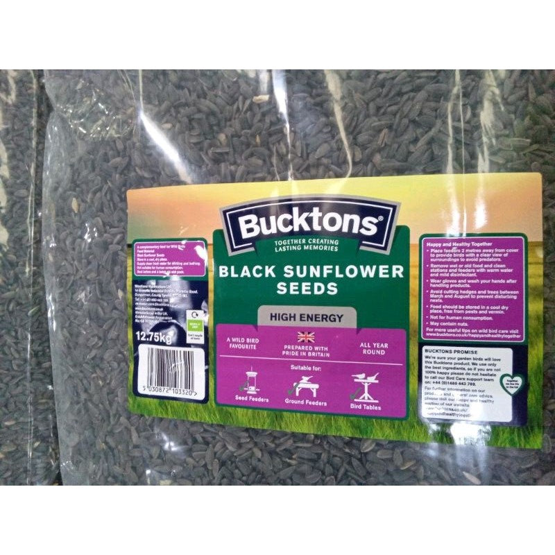 Bucktons Black Sunflower Seed 12.75kg