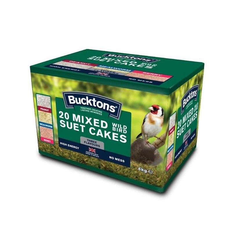 Bucktons Mixed No Mess Suet Cakes 300g x 20 6kg