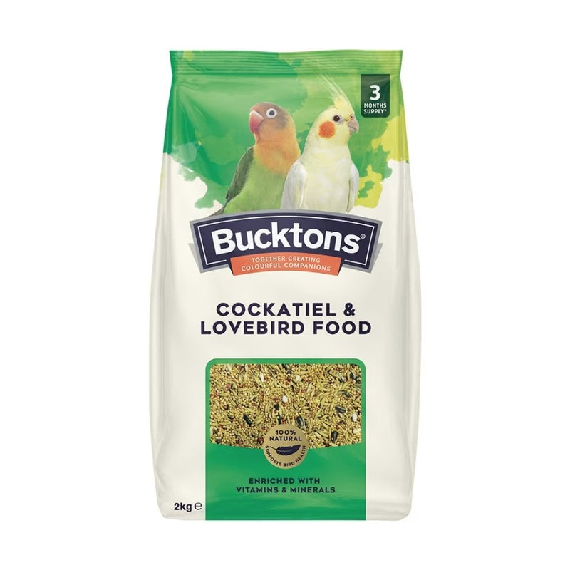 Bucktons Cockatiel & Lovebird Mix 2kg