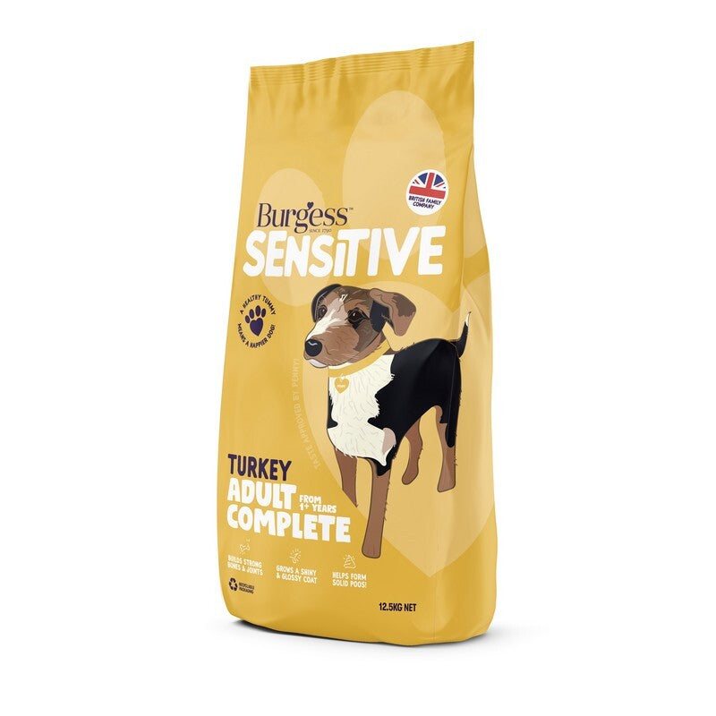 Burgess Sensitive Adult Turkey 12.5Kg