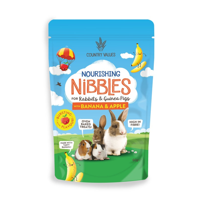 Country Value Nibbles Banana&Apple 60g x 8