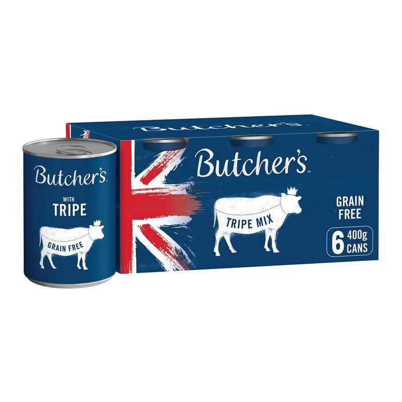 Butchers Grain Free Tripe Mix Tins 400g x 6 x 4