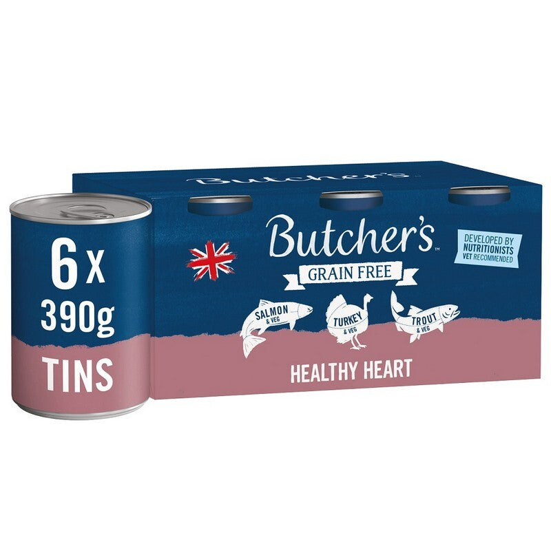 Butchers Grain Free Healthy Heart Tins 390g x 6 x 4