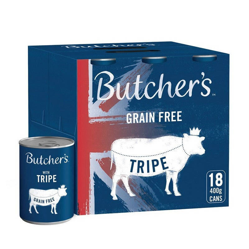 Butchers Grain Free Tripe Tins 400g x 18