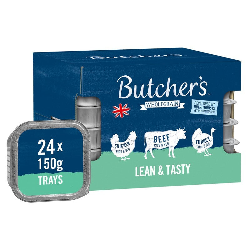 Butchers Wholegrain Lean & Tasty Foils 150g x 24