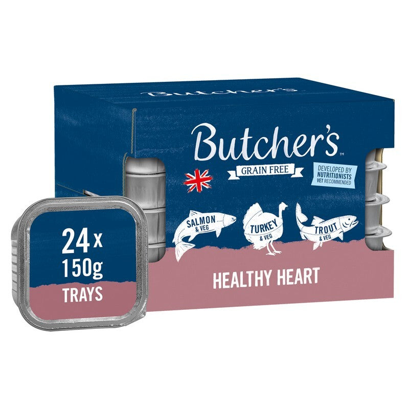 Butchers Grain Free Healthy Hearts Foils 150g x 24