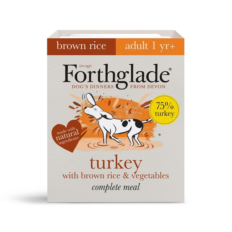 Forthglade Adult Complete Turkey Trays 395g x 18