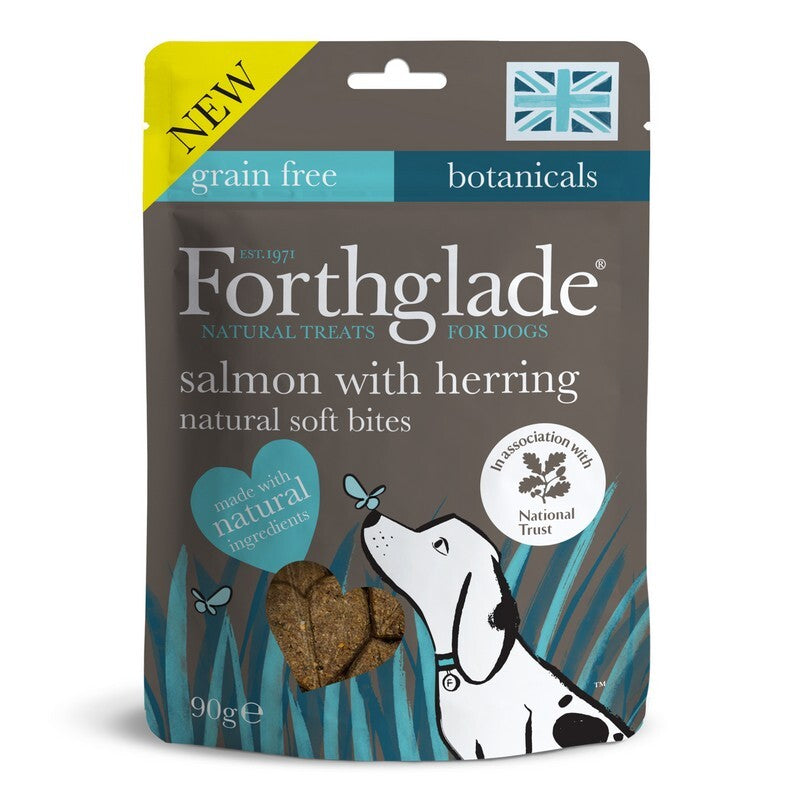 Forthglade National Trust Soft Bites Salmon & Herring Treats 90g x 8