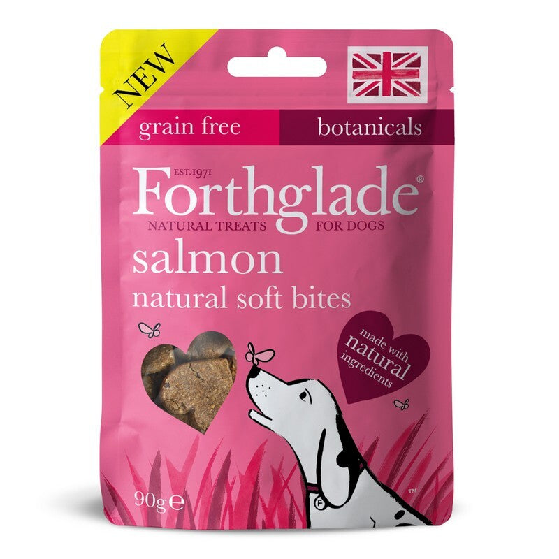 Forthglade Natural Soft Bites Salmon Treats 90g x 8