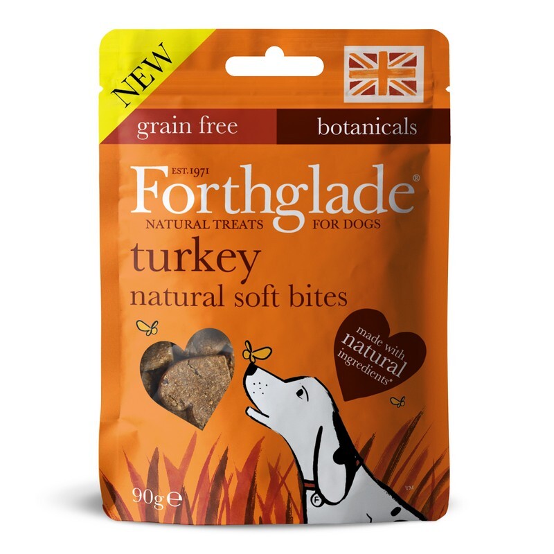 Forthglade Natural Soft Bites Turkey Treats 90g x 8