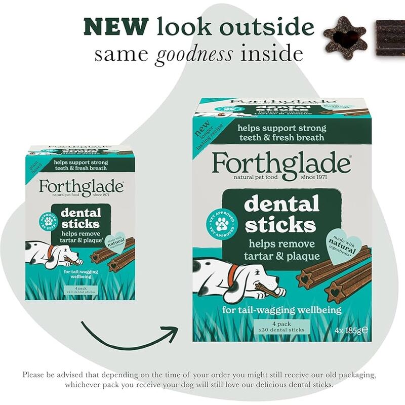 Forthglade Dental Grain Free Sticks 185g (5 Sticks) x 10