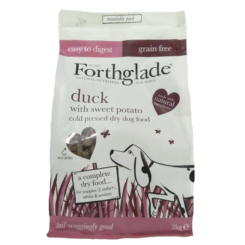 Forthglade Adult Cold Pressed Grain Free Duck with Sweet Potato 2kg