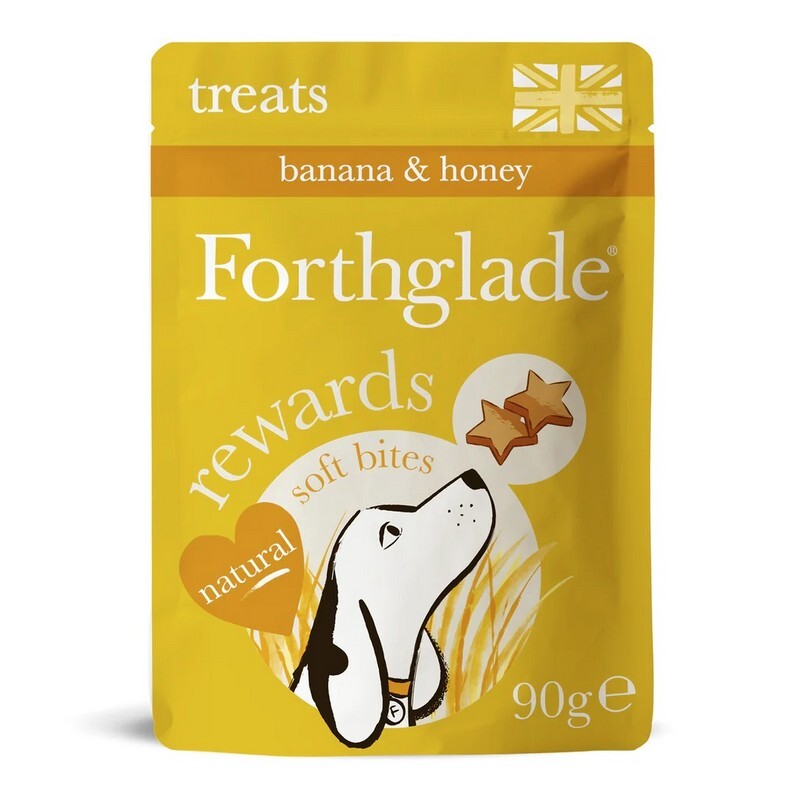 Forthglade Soft Bites Grain Free Rewards Honey & Banana Treats 90g x 8