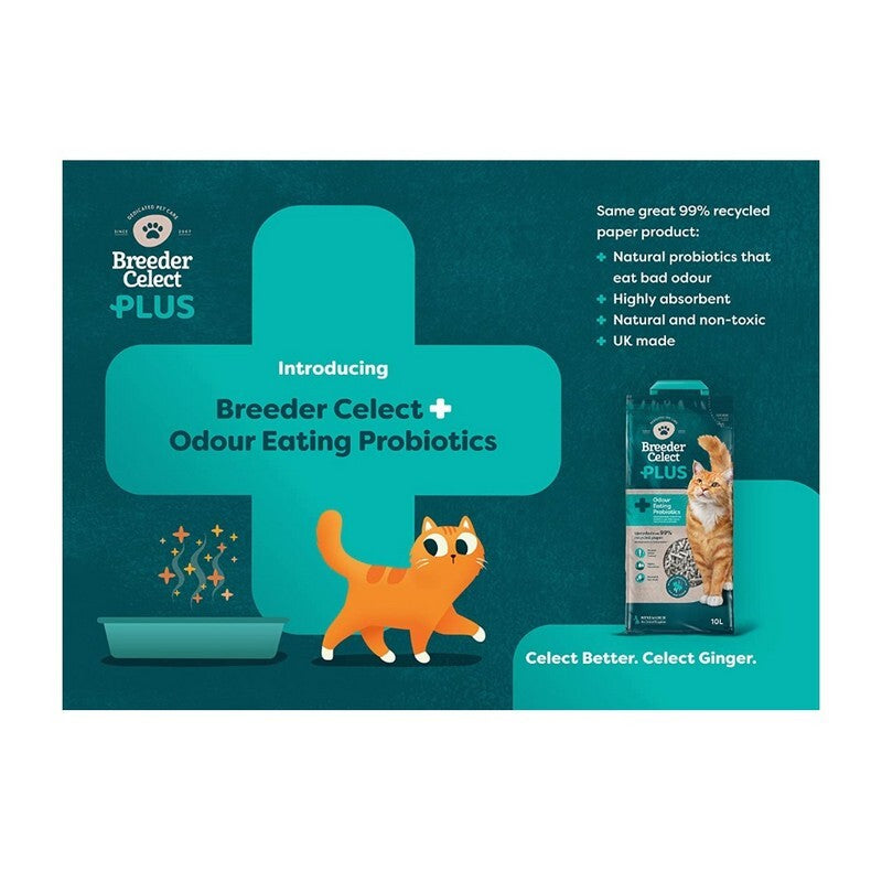 Breeder Celect Plus Probiotic Cat Litter 25L